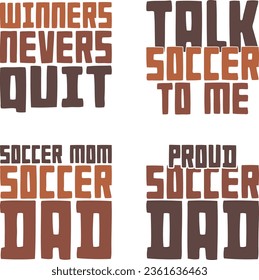 Soccer retro svg design bundle and eps file