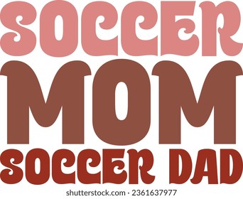 Soccer retro svg design and eps file