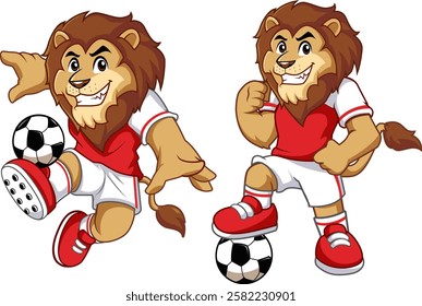 Soccer Savvy Lion Mascot Bundle Collection