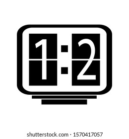 soccer scoreboard icon design vector template
