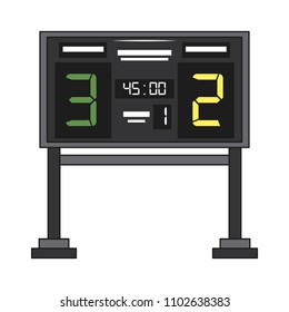 Soccer scoring board