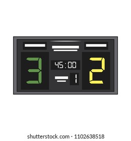 Soccer scoring board
