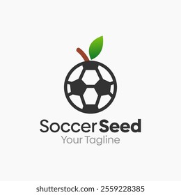 Soccer Seed Logo Design Template. Good for Business, Agency, Community and Organization.