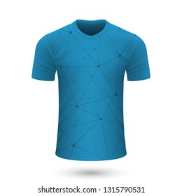 Soccer shirt design, jersey template for football kit. Vector illustration