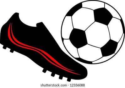 soccer shoes & the ball