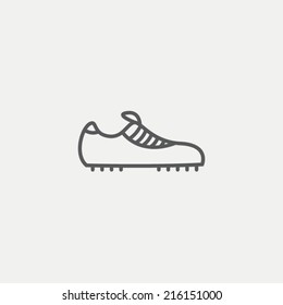 Soccer shoes icon