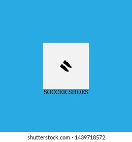 soccer shoes icon sign signifier vector