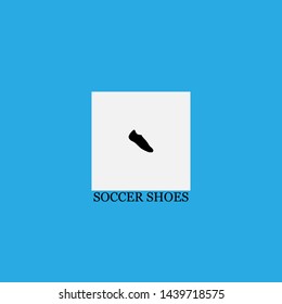 soccer shoes icon sign signifier vector