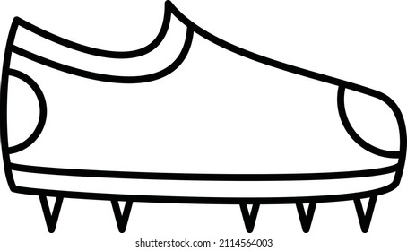 soccer shoes icon vector design flat