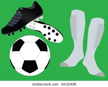 soccer shoes and socks