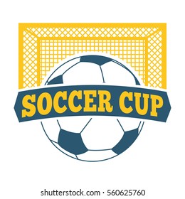 Soccer sign vector set.