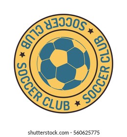Soccer sign vector set.