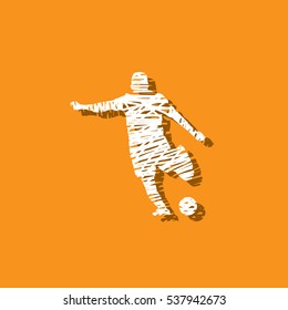 soccer silhouette