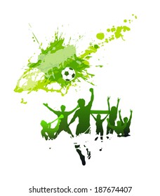Soccer Silhouette Support 