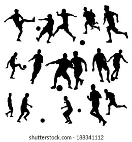 Soccer Silhouettes