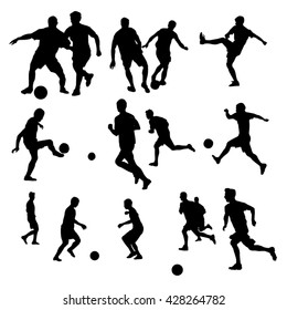 Soccer Silhouettes