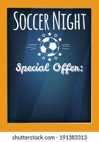 Soccer. Special Offer flyer