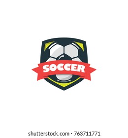 Soccer sport 3D element vector