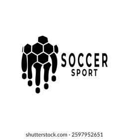 Soccer Sport channel logo design vector template. Football creative logo design