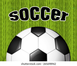 soccer sport design, vector illustration eps10 graphic 
