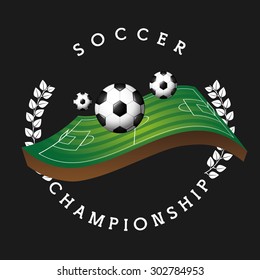 soccer sport design, vector illustration eps10 graphic 