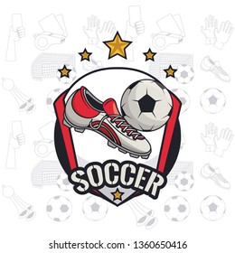 Soccer sport game card