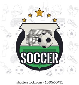 Soccer sport game card