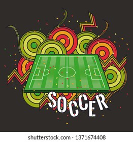 Soccer sport game card