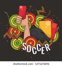 Soccer sport game card