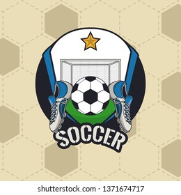 Soccer sport game card