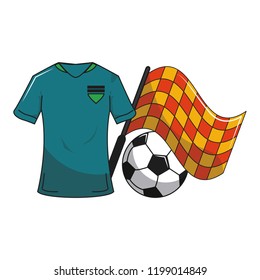 Soccer sport game cartoons