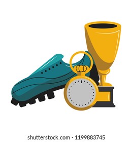 Soccer sport game cartoons