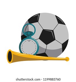 Soccer sport game cartoons
