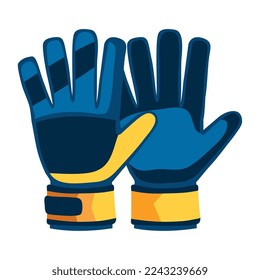 soccer sport goalkeeper gloves icon