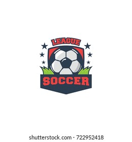 Soccer sport icon logo vector