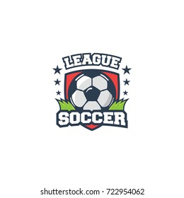 Soccer sport icon logo vector