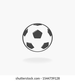 Soccer Sport Icon Silhouette Vector Illustration
