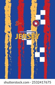 Soccer sport jersey design for sublimation