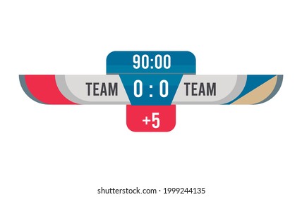 soccer sport scoreboard match icon