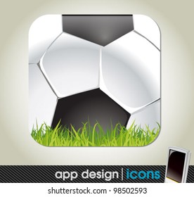 soccer and sports app icon for mobile devices
