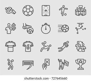 Soccer Sports Line Icon