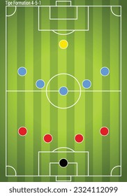 Soccer Stadium with Green Color