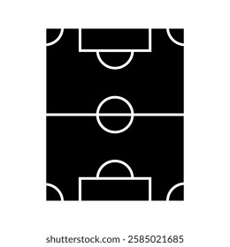 Soccer stadium linear icon. Play football with team.