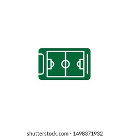 Soccer stadium vector icon. Football arena sign. Trendy Flat style for graphic design, Web site, UI. EPS10.  Vector illustration