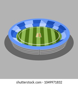 soccer stadium vector illustration