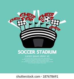 Soccer Stadium Vector Illustration