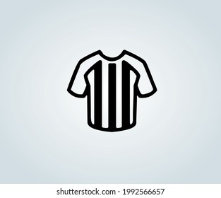 Soccer symbolic object in abstract icon for illustration