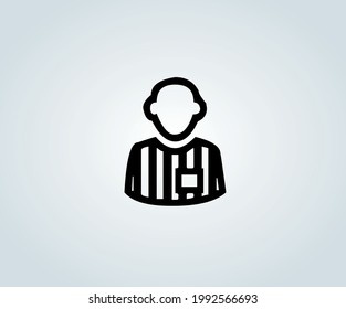 Soccer symbolic object in abstract icon for illustration
