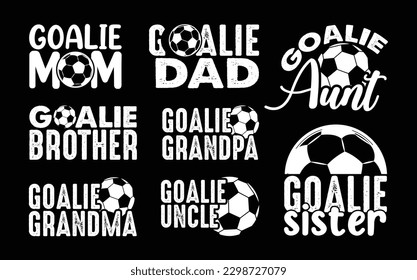 Soccer T shirt Design Bundle, vector Soccer T shirt  design, Football shirt, Soccer typography T shirt design Collection