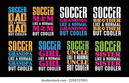 Paquete de diseño de camisetas de fútbol, vector Diseño de camisetas de fútbol, Camisas de fútbol, Tipografía de fútbol Colección de diseño de camisetas